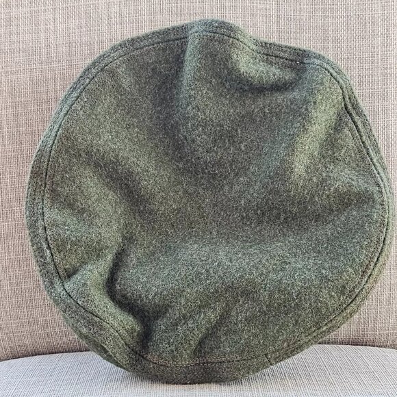 Chitral Hat Hanmade Green Wool Warm Round Men Hat Traditional Toppi Cap - Picture 4 of 11